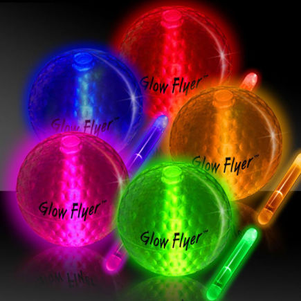 Masters Glow Flyer Golfball Rot