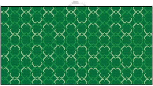 DEVANT  Green Shamrocks Towel