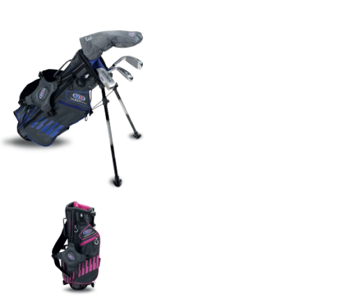 Orgahead UL45 4-Schläger-Stand-Bag-Set Grau-Blau