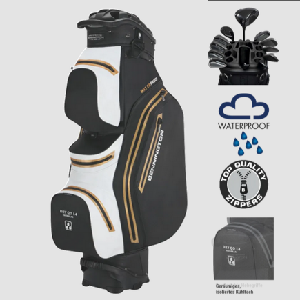 Bennington  DRY QO 14 DB Waterproof Black /White/Gold 2025