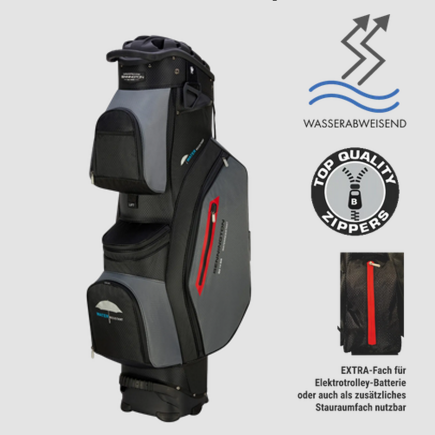 Bennington QO 14 waterrestiant C.Grey/Black/Red 2025