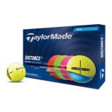 Taylor Made Distance+ bunte Golfbälle Dutzend