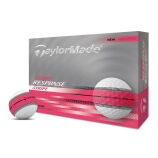 Taylor Made TP5x Stripe Neonrosa Golfbälle Dutzend