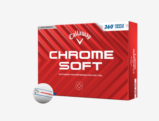 Callaway Chrome-Soft 360 Triple Track Golfbälle Dutzend