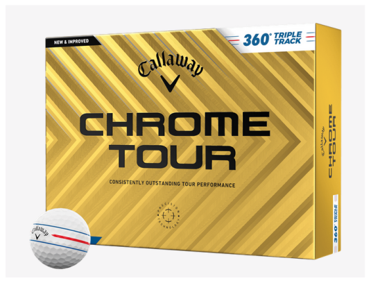 Callaway Chrome Tour 360 Triple Track Golfbälle Dutzend