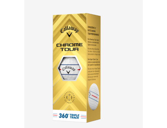 Callaway Chrome Tour 360 Triple Track Golfbälle 3er Sleeve