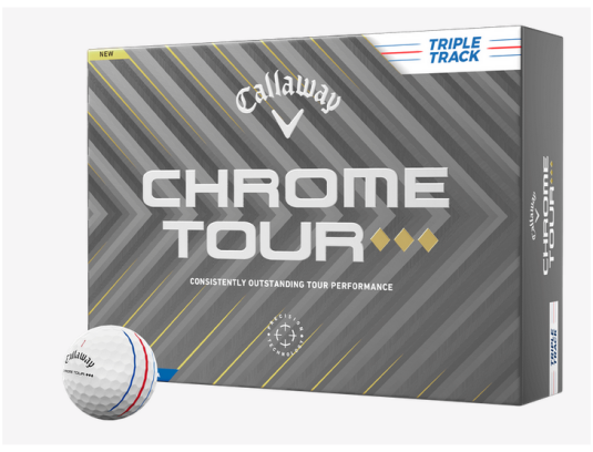 Callaway Chrome Tour Triple Diamond Triple Track Golfbälle Dutzend