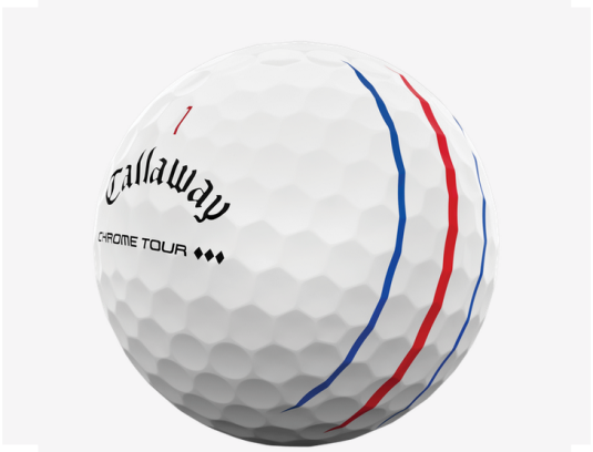 Callaway Chrome Tour Triple Diamond Triple Track Golfbälle Dutzend