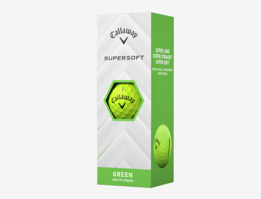 Callaway Supersoft Matte Green Golf Balls Dutzend