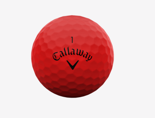 Callaway Supersoft Matte Red Golf Balls Dutzend