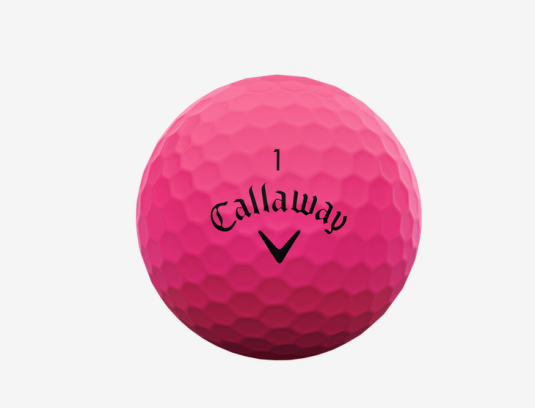 Callaway Supersoft Matte Pink Golf Balls Dutzend
