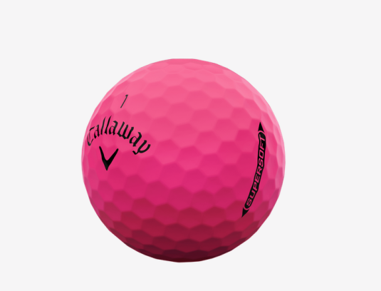 Callaway Supersoft Matte Pink Golf Balls Dutzend