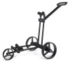 Flat Cat Push 3-Rad Trolley Brushed Silver