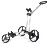 Flat Cat Push 3-Rad Trolley Brushed Silver