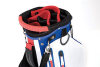 Jucad Bag 2 in 1 Waterproof Golftasche Cart- und Tragebag Blau-Weiß-Rot