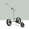 Elektro Golftrolley X-Flat Silber 